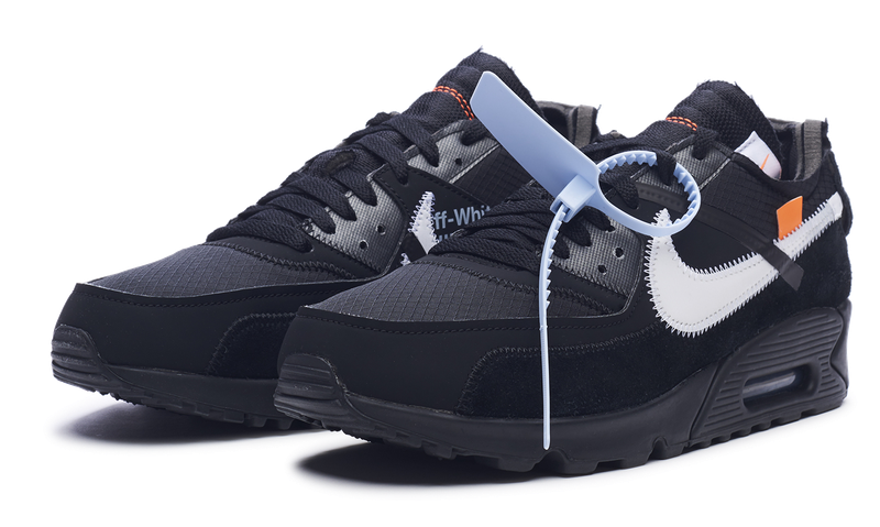 Nike Air Max 90 x OFF-WHITE Black 2019 (AA7293-001) Men's Size 6-13