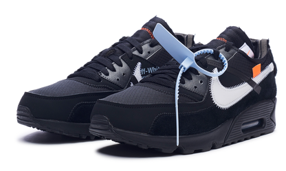 Nike Air Max 90 x OFF-WHITE Black 2019 (AA7293-001) Men's Size 6-13