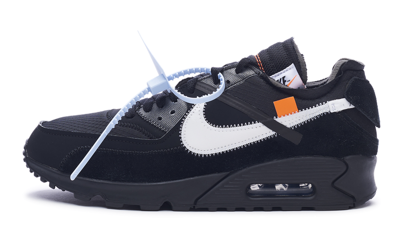 Nike Air Max 90 x OFF-WHITE Black 2019 (AA7293-001) Men's Size 6-13