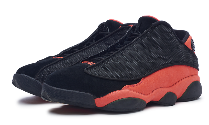 Jordan 13 retro low clot black red top