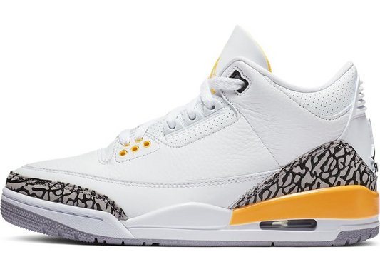 Nike Jordan 3 Retro Laser Orange Lakers (W) (CK9246-108) Women's Size 6-12