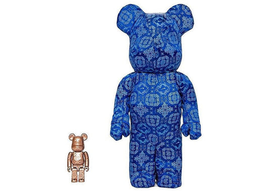 Bearbrick x CLOT x Nike Royale University Blue Silk Set 2020 (BEAR-007) One Size