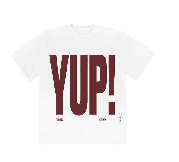 Travis Scott Yup Franchise Promo T-Shirt 'White'