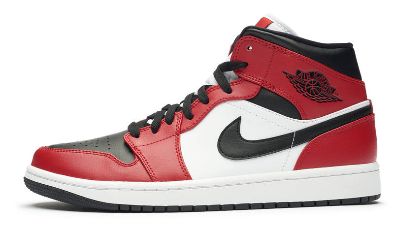 Nike Jordan 1 Mid Chicago Black Toe 2020 (554724-069) Men's Size 7-12