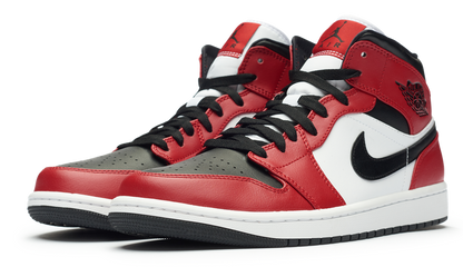 Nike Jordan 1 Mid Chicago Black Toe 2020 (554724-069) Men's Size 7-12