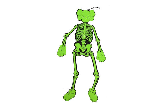 KAWS Skeleton Board Cutout Ornament Bone/Green/Orange/Pink (KAWS-SBCO) One Size