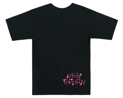 KAWS Skeleton New Fiction T-Shirt Pink 2021 (KAWS-SS02) Men's Size S-XXL