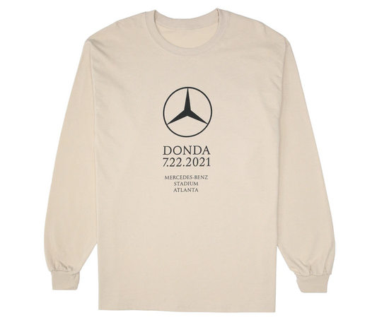 DONDA Atlanta Listening Event Kanye West L/S T-Shirt (DOND-LS001) Men Size S-XL