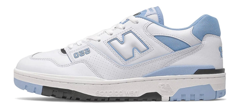 New Balance 550 UNC White - University Blue 2021 (BB550HL1) Men's Size 5-11
