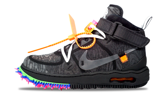 Nike Air Force 1 Mid x OFF-WHITE Black 2022 (DO6290-001) Men's Size 5-14