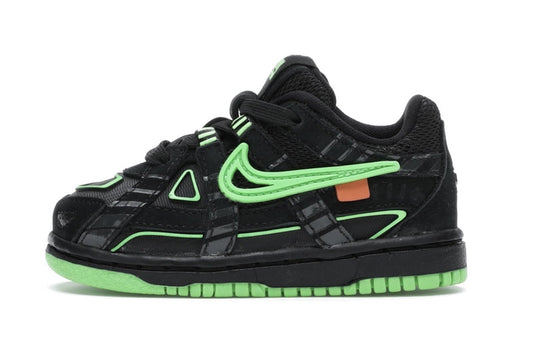 Nike Air Rubber Dunk Off-White Green Strike (TD)
