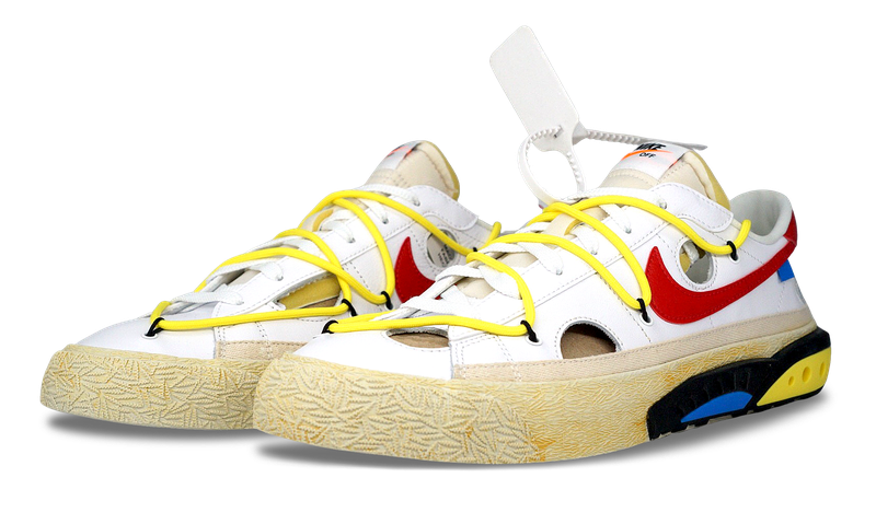 Nike Blazer Low x OFF-WHITE University Red 2022 (DH7863-100) Men's Size 4-14