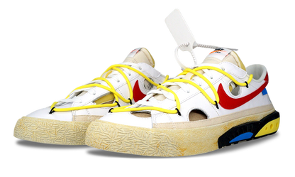 Nike Blazer Low x OFF-WHITE University Red 2022 (DH7863-100) Men's Size 4-14