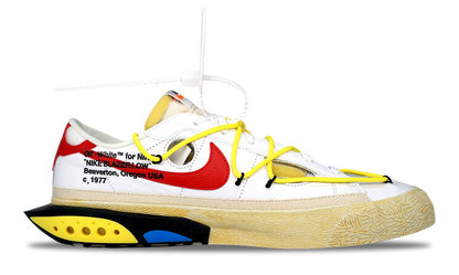 Nike Blazer Low x OFF-WHITE University Red 2022 (DH7863-100) Men's Size 4-14