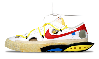 Nike Blazer Low x OFF-WHITE University Red 2022 (DH7863-100) Men's Size 4-14