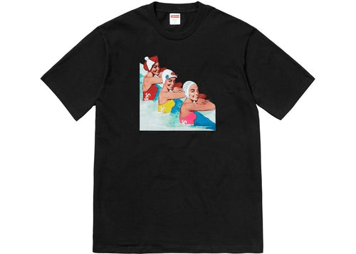 Supreme Swimmers Tee Black SS18 (SS18T47) Women/Men's