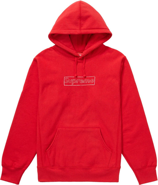 Supreme x KAWS Chalk Logo Hooded Sweatshirt SS21 (SS21SW39) Men Sizes S-XL