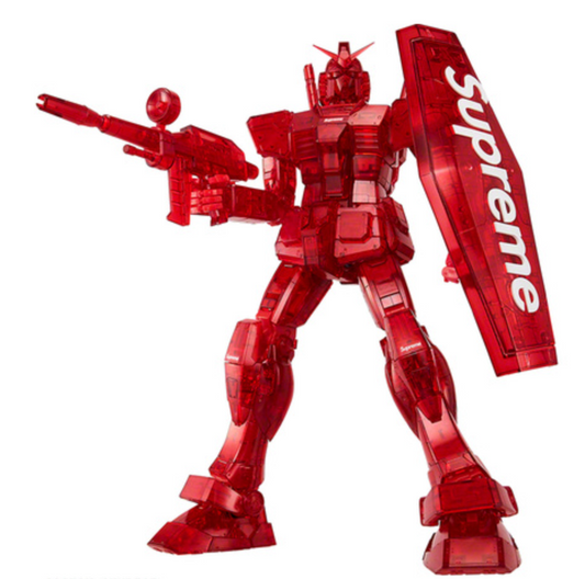 Supreme MG 1/100 RX-78-2 GUNDAM Ver. 3.0 Action Figure (FW21A65) One Sizeunisex