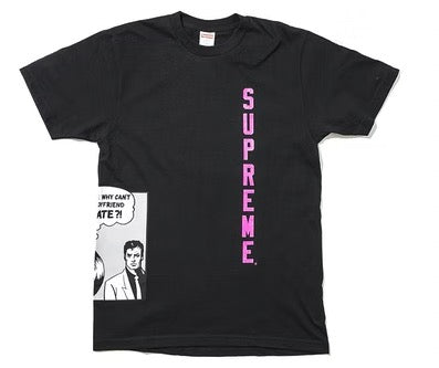 Supreme x Thrasher Boyfriend Tee SS17 Black (SS17T6) Men's Size M-XL