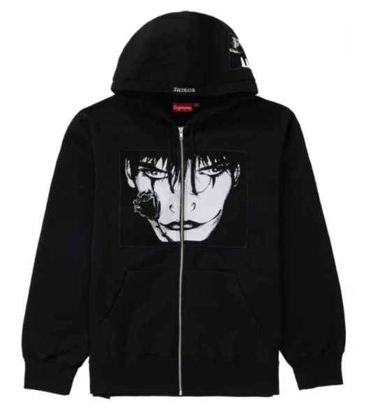 Supreme The Crow Zip Up Hooded Sweatshirt FW21 (FW21SW74) Men Sizes M-L