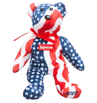 Supreme x Ty Beanie Baby Plush Multicolor 2022 (FW22A21-FLAG) One Size