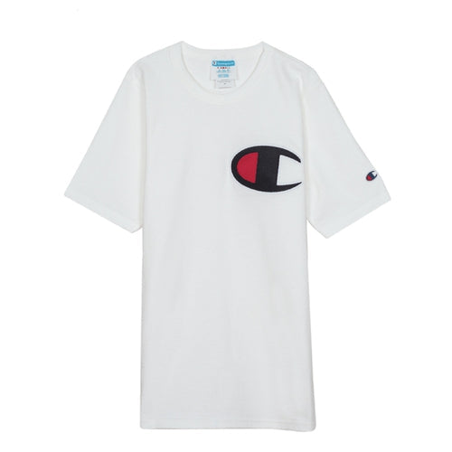 Champion Logo Crewneck Life Short Sleeve T-shirt - White