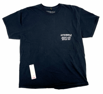 Travis Scott Astroworld Barclays Pig Black T-Shirt (93665-256) Men's Size S-XL