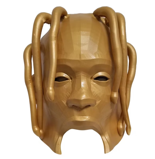 Travis Scott Astroworld Mask Gold (83665-1409) One Size