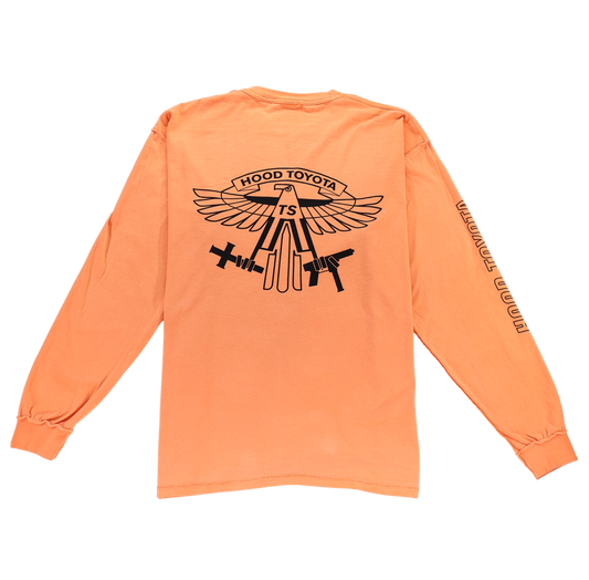 Travis Scott Birds Archive Long Sleeve Tee Orange