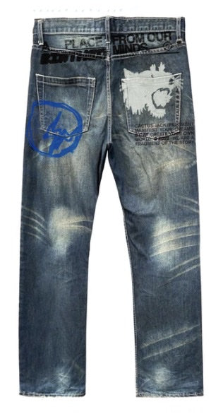 Travis Scott Cactus Jack For Fragment From Our Minds Denim (CJFR-DP10) Size S-XL