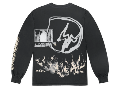 Travis Scott Cactus Jack For Fragment Logo L/S T-Shirt (CJFM-LS06) Men Size S-XL