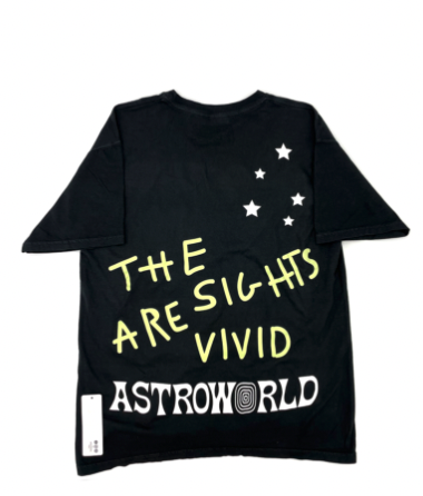 Travis Scott Enjoy The Ride Glow Tee Black (93665-227) Men's Size M-XL