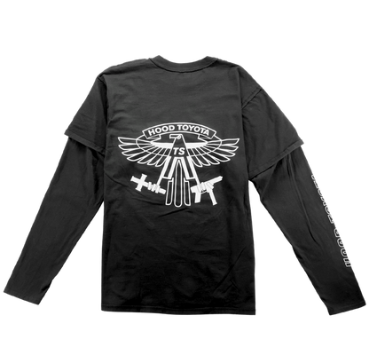 Travis Scott Hood Toyota Long Sleeve Tee Black