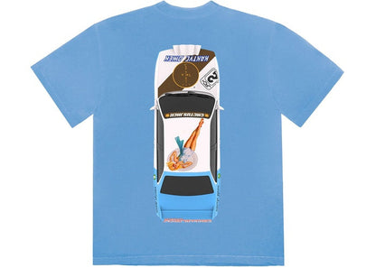 Travis Scott JACKBOYS Vehicle T-Shirt Blue