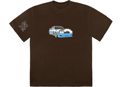 Travis Scott JACKBOYS Vehicle T-Shirt Brown