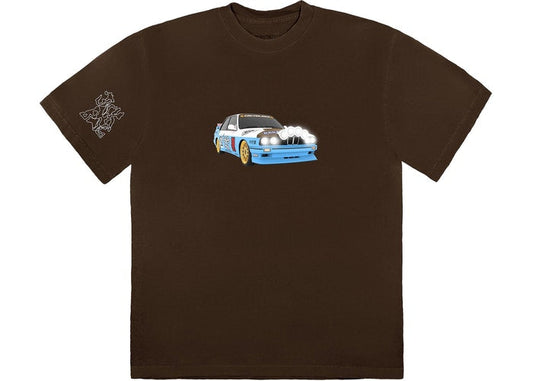 Travis Scott JACKBOYS Vehicle T-Shirt Brown