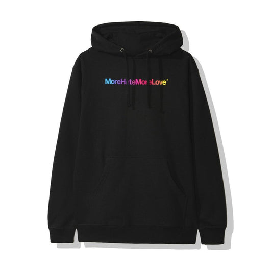 ASSC MORE LOVE MORE HATE BLACK HOODIE
