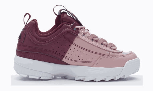 FILA Disruptor II Premium Split Pink/Burgundy (W) (5FM00063-662) Women Size 5-9