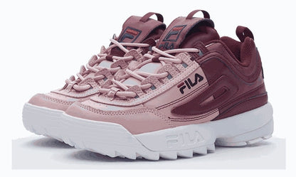 FILA Disruptor II Premium Split Pink/Burgundy (W) (5FM00063-662) Women Size 5-9