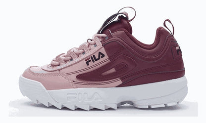FILA Disruptor II Premium Split Pink/Burgundy (W) (5FM00063-662) Women Size 5-9