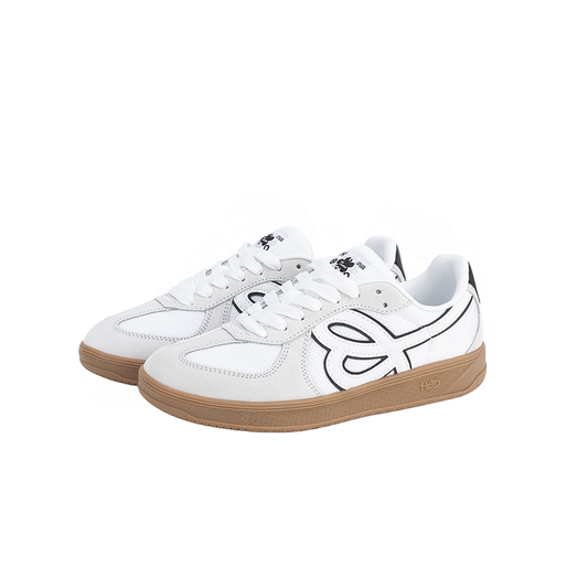 Happy Birds Day Low Sneakers white