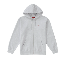 Supreme Small Box  Logo Zip Up Sweatshirt Grey (FW17)