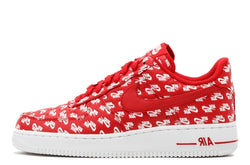 Nike Air Force 1 Low 07 QS 'All Over Logo Red'