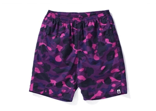 BAPE Ultimate Color Camo Beach Shorts