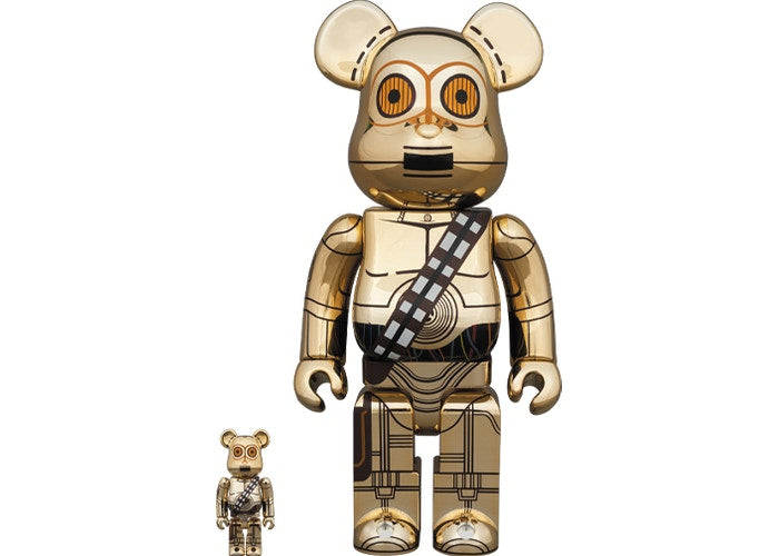 Bearbrick C-3PO (TM) (The Rise of Skywalker Ver.) 100% & 400% Set