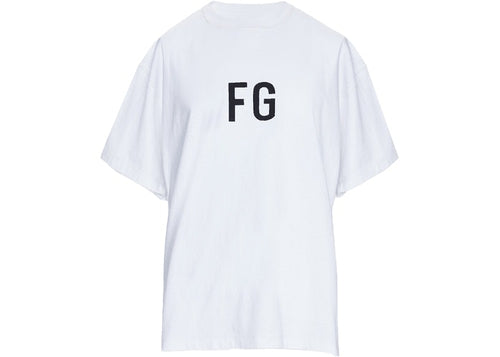 FEAR OF GOD FG' Logo T-shirt White/Black