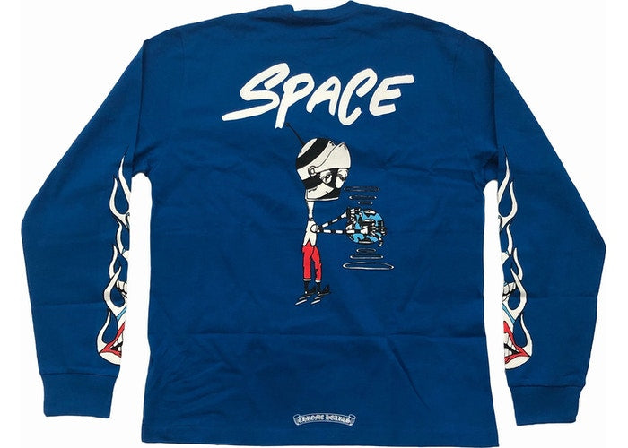 Chrome Hearts Matty Boy Space L/S T-Shirt Blue