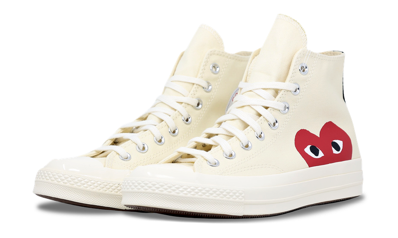 Comme Des Gar??ons Play x Chuck Taylor All Star High White