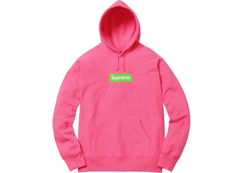 Supreme Compact Logo Hoodie Red FW17 Size large Pre Owned
