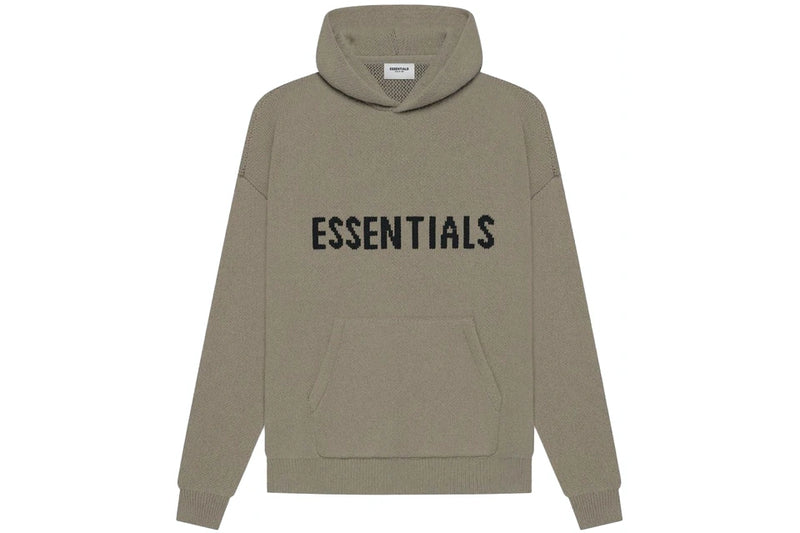 Fear of God Essentials Knit Pullover Hoodie (SS21) Taupe